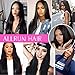 ALLRUN Straight Bundles with Closure Human Hair 20 22 24+18 Brazilian Human Hair Bundles with Closure Straight 100% Unprocessed Virgin Weave Hair 10A Bundles Human Hair with Lace Closure