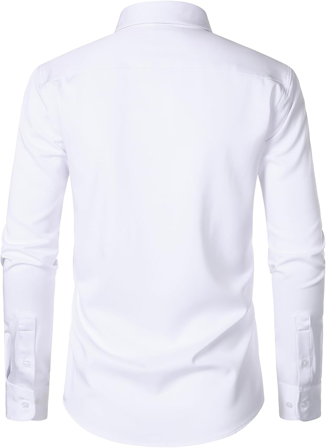 ZEROYAA Men's Wrinkle Free Long Sleeve Dress Shirt Business Casual Modern Slim Fit Button Down Shirts for Wedding and Office - Image 3