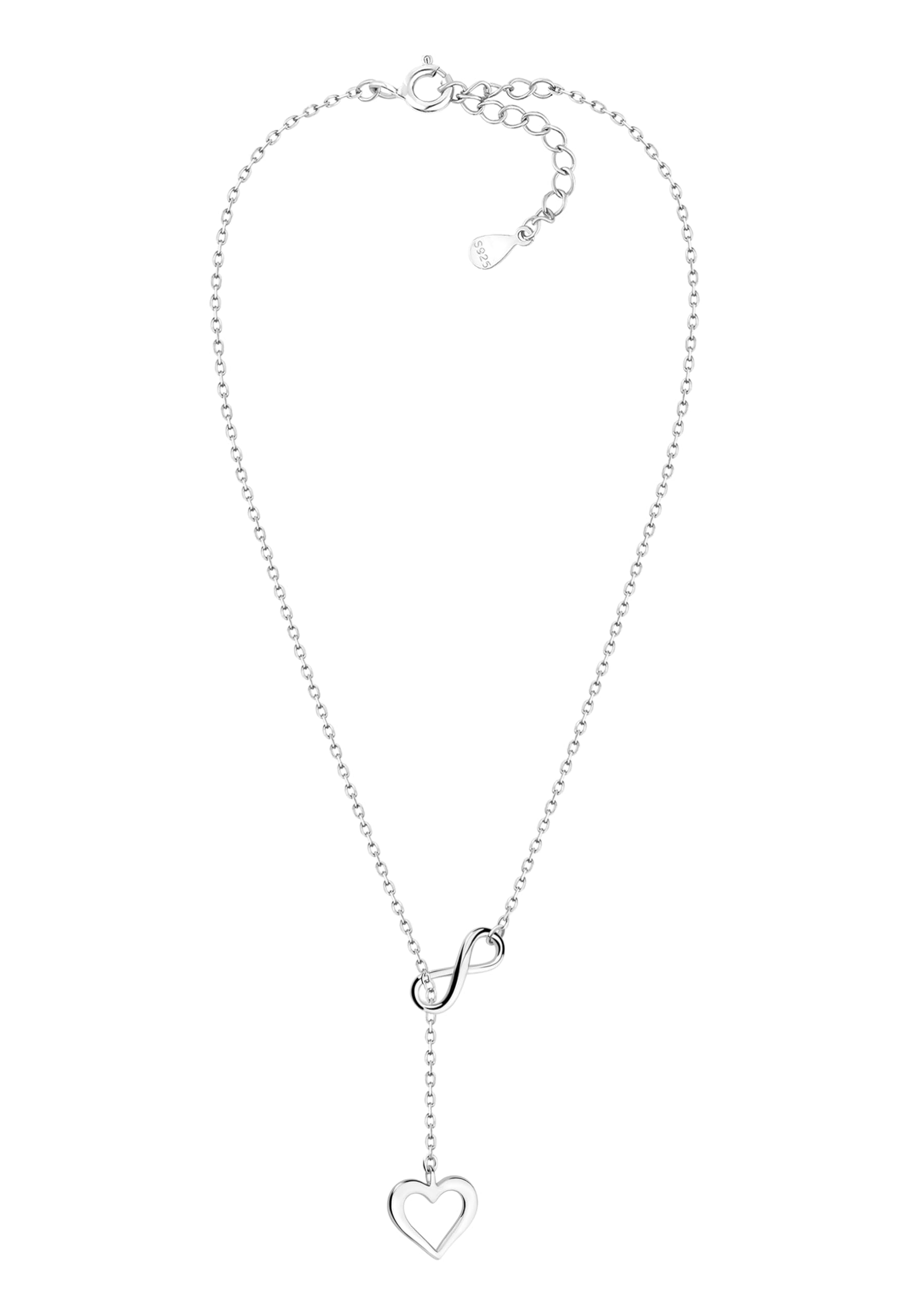 Sofia Milani - Collana da Donna in Argento 925 - Ciondolo a Cuore Infinito