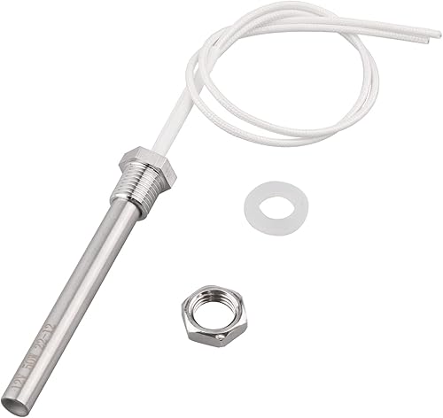 DERNORD Calentador de cartucho de inmersión de 12 V 100 W SS304 Tublar Heater M14 Thread