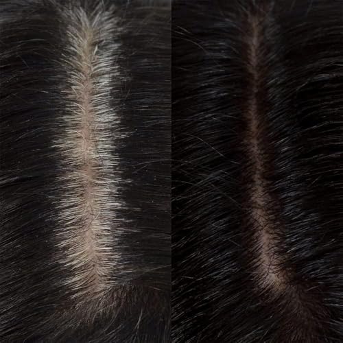 Image of Black Hair Powder | Covers Grey Hair & Bald Spots Instantly | Root Touch Up | Sweat-Resistant & Long-Lasting Formula | Natural Looking Colour (BLACK POWDER)