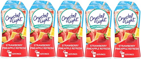 Crystal Light Liquid Water Enhancer Variety 5 Pack 1.62 fl oz bottles (Strawberry PineApple Refresh)
