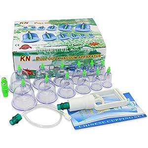 12 Stück Schröpfgläser mit Vakuumpumpe,Schröpfen Set,Hochwertig Schröpfen mit Magneten,Vakuum-Schröpfen-Kit,Schröpfgläser Für den Ganzen Körper Fur Selbstbehandlung Massage für Rückenschmerzen