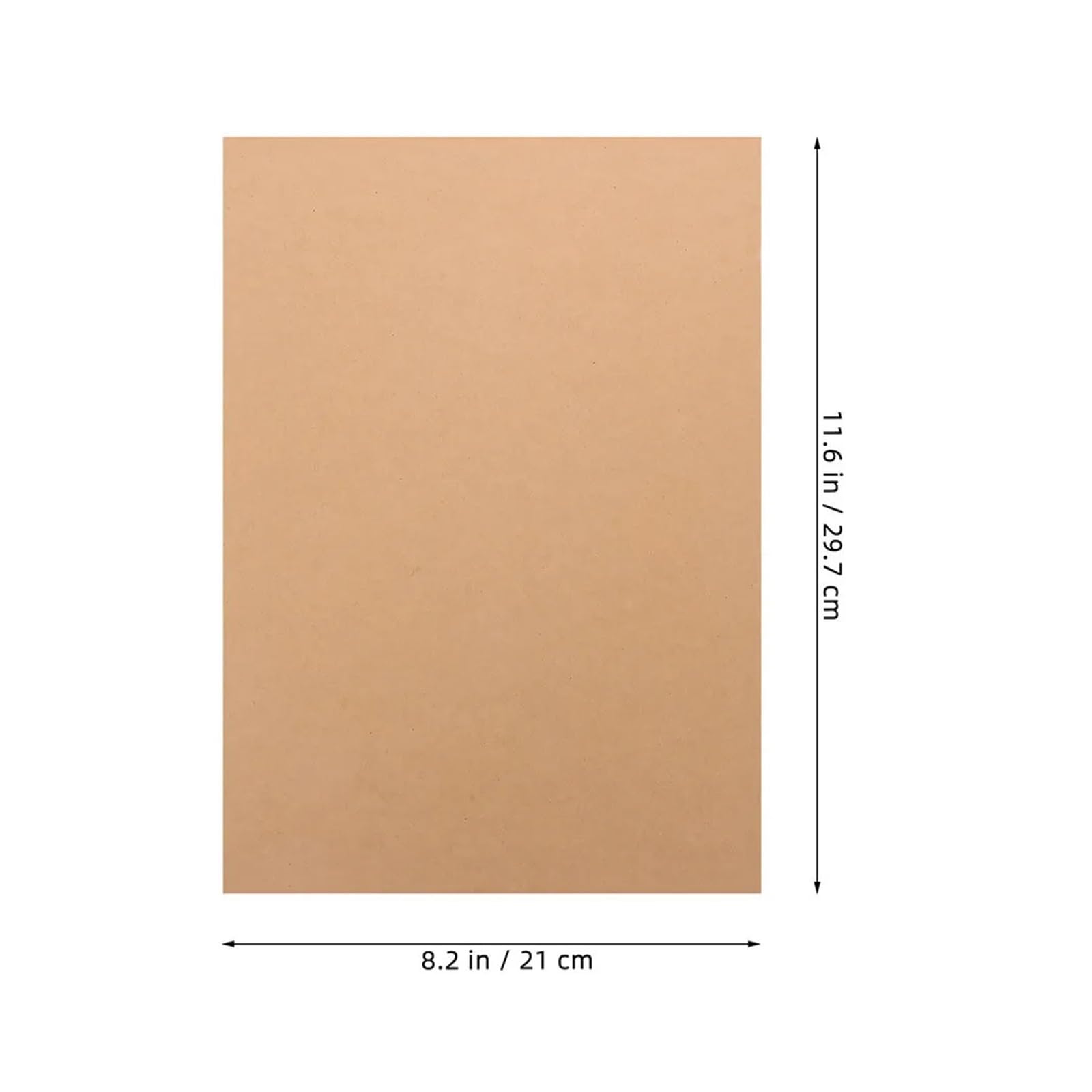 50 pièces de papier kraft brun Pour L'emballage Cadeau