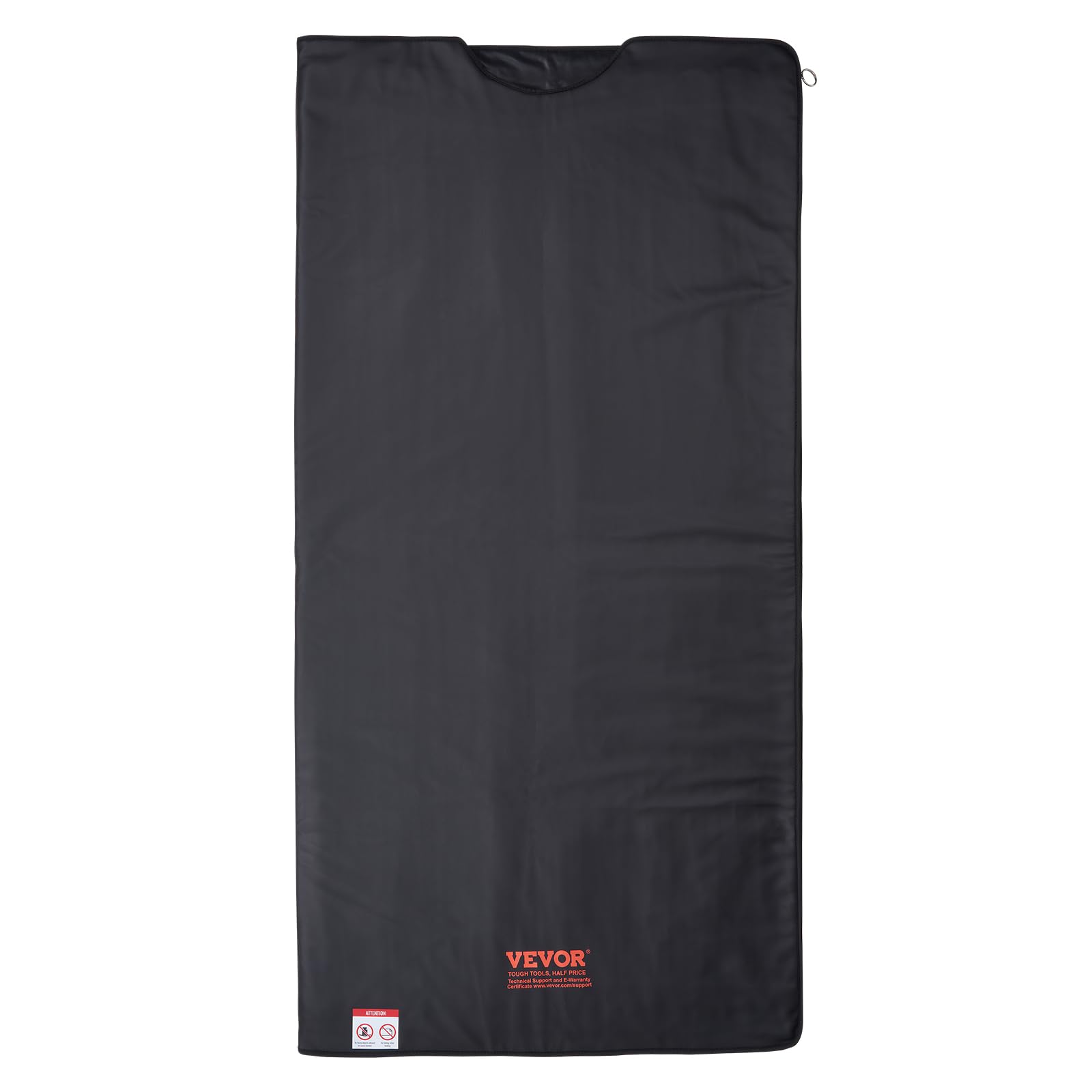 VEVOR Manta de Sauna de Infrarrojos Lejanos Portátil 180x90cm Rango de Temperatura Ajustable 1-6 Niveles Temporizador de 35-85°C 1-60 min con Bolsas de Sauna Calefacción de Fibra de Carbono para Hogar