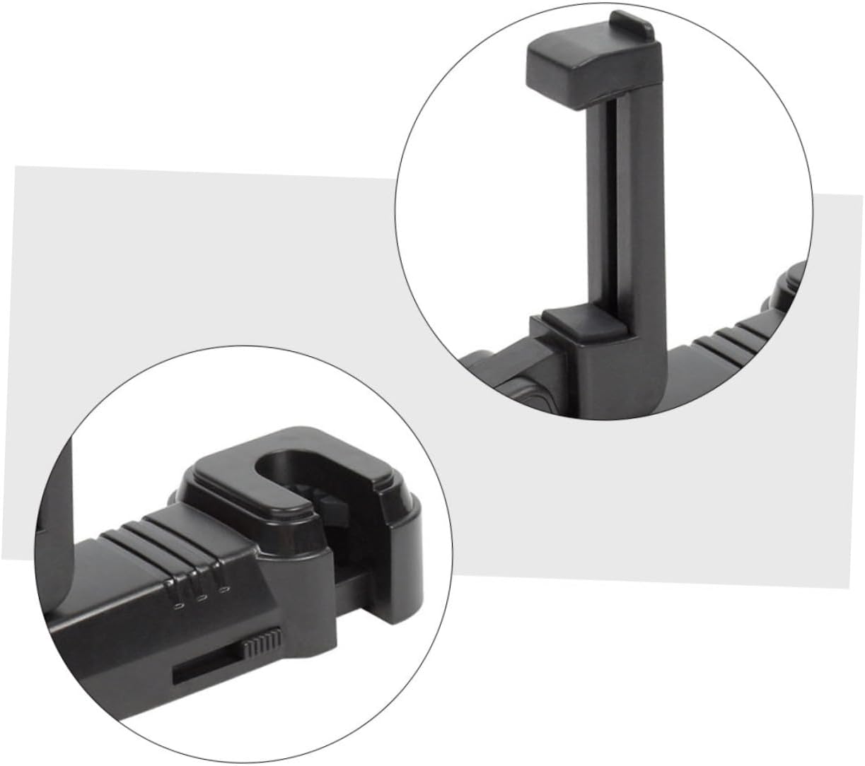ULTECHNOVO Headrest for Car Back Seat Hook Auto Seat Back Hanger Phone Bracket Car Organizer