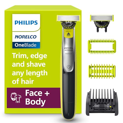 Philips Norelco OneBlade 360 Face + Body Hybrid Electric Trimmer and Shaver, QP2834/70 by Norelco - Used condition - CA$49.23