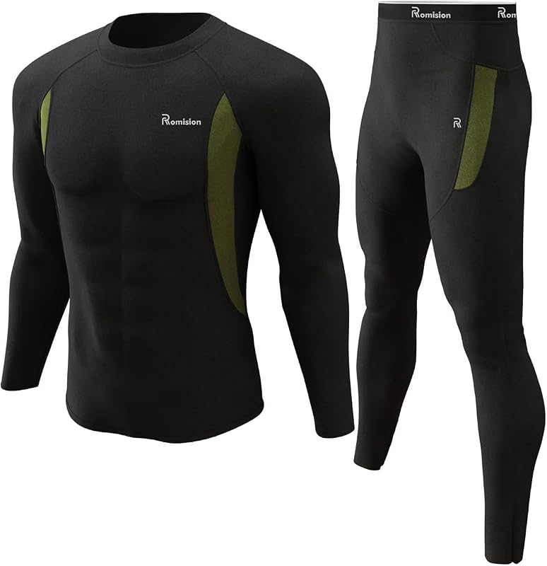 Ropa interior térmica para hombres Long Johns Set Caza Gear Base Layer