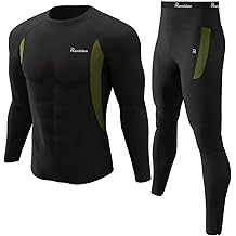 Thermal Underwear for Men Long Johns Fleece Lined Hunting Gear Bottom Top Set Base Layer for Cold Weather Gift