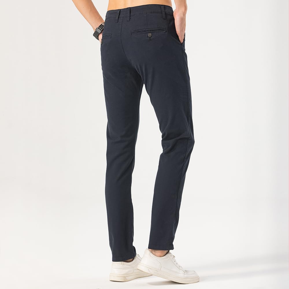 TONY BACKER Pantalone Uomo Chino da Ufficio in COTTONE 1630
