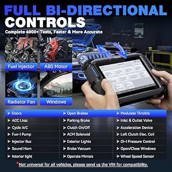 Bidirectional Car Diagnostic Tool VDIAGTOOL VD70, OBD2 Scanner 36+ Resets