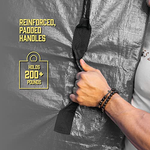 Mattress Bags For Moving With 8 Handles - Queen Size - Extra-Thick Mattress Bag For Moving - Reusable Mattress Storage Bag - Mattress Cover For Moving With Zipper, Moving Mattress Bag Protector - Thumbnail 7