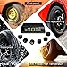 RV TPMS Tire Pressure Monitoring System, TS200 Solar Wireless TPMS with 6 Tire External Sensors Digital LCD Display RV Auto Security Alarm for Car RV Trailer Truck Tow Motorhome