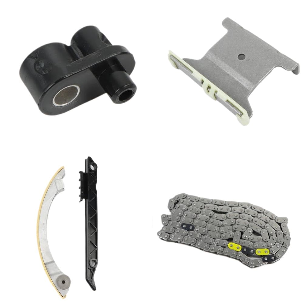 Kit de cadena de distribución del motor con juego de cadena de distribución y tapón de aceite compatible con TKC8002