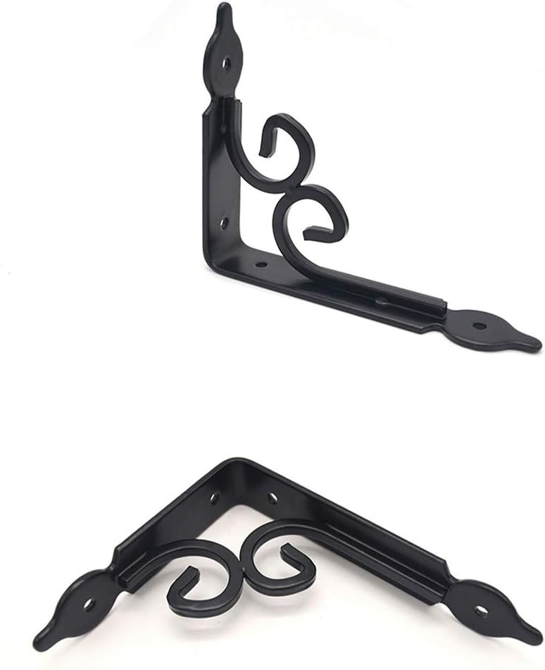 Bracket, L Bracket for Shelf,Wall Mounted Triangle BracketsTriangle Board Shelf BracketsTriangle Bracket Iron Wall Partition Shelf Tripod Rack Support Frame Shelf Support Strong and Durable Load-Bear