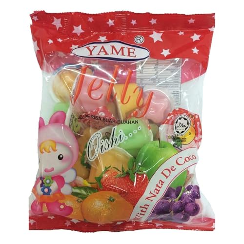 YAME JELLY MIXED BAGS 700g-24.6oz (Pack de 3) con Nata de Coco
