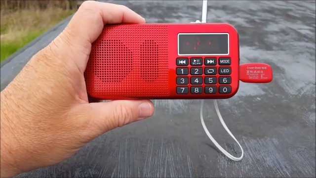 Radio Multifonction - Récepteur Mondial Am Fm À Piles Avec Grand Écran