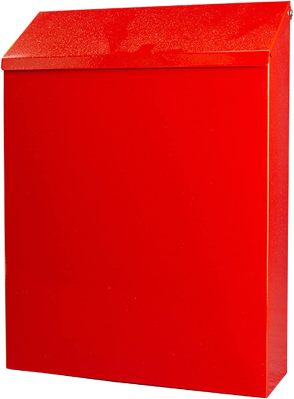 Letter Box,Postbox,Mail Boxes Postbox with Key Lock Large Capacity, Wall Mount Mailbox Letterbox, Country House Outdoor Home Decoration Post Drop Box (Color : Yellow)