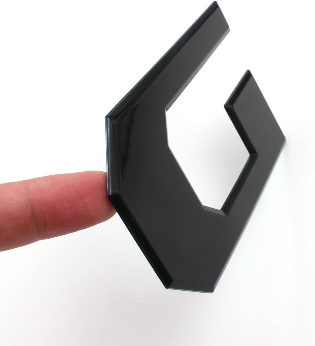 Gloss Black Tailgate Emblem Compatible with 2019-2024 Gladiator