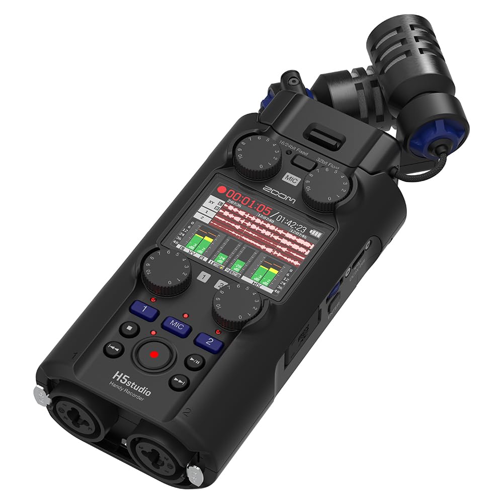 ZOOM H5studio ハンディレコーダー WSU-1付き 保証書付き Amazon.co.jp: ZOOM ズーム H5studio ハンディレコーダー