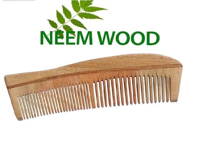 TASHKURST Wooden comb for women | Neem comb hair comb for men | Neem wood combs for women styling | Wooden comb for men Neem wooden comb for hair growth | Hair comb for women and Girls 1