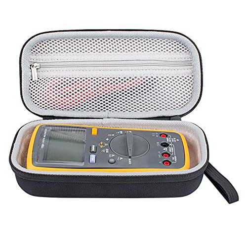 Image of Hard Case for Fluke Multimeter,EVA Hard Shell Protective Storage Bag Carrying Case for Fluke F175C F177C F179C Multimeter (Black)