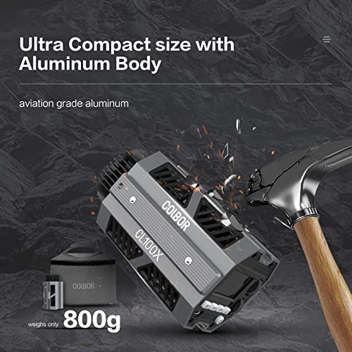 Luz de vídeo Colbor CL100X, luz de vídeo bicolor de 110 W 2700K-6500K CRI97+ COB alumínio contínuo c