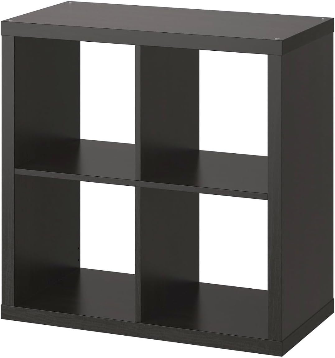Kallax 4 Shelving Unit Black-Brown