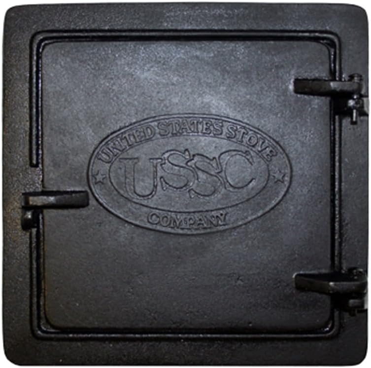 US Stove Company COD8 Natural Organic Chime Clean Out Door, 8"