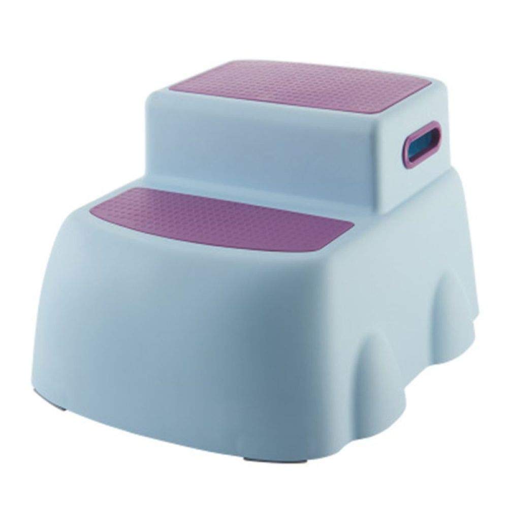Taburete Escalonado de Doble Altura, Taburete para niños pequeños, Adecuado para el Entrenamiento para IR al baño en el baño a/A/como se Muestra
