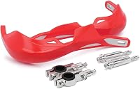 JFG RACING Univerzális Motoros Kézvédő 22-28 mm Kormányhoz - Alumínium Ötvözet és Polipropilén Anyagú Dirt Bike Védőelem, Piros 1