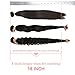 ALi Queen 1 Bundle Brazilian Remy Hair Body Wave Human Hair Extensions Natural Black Color 100g (22 inches)
