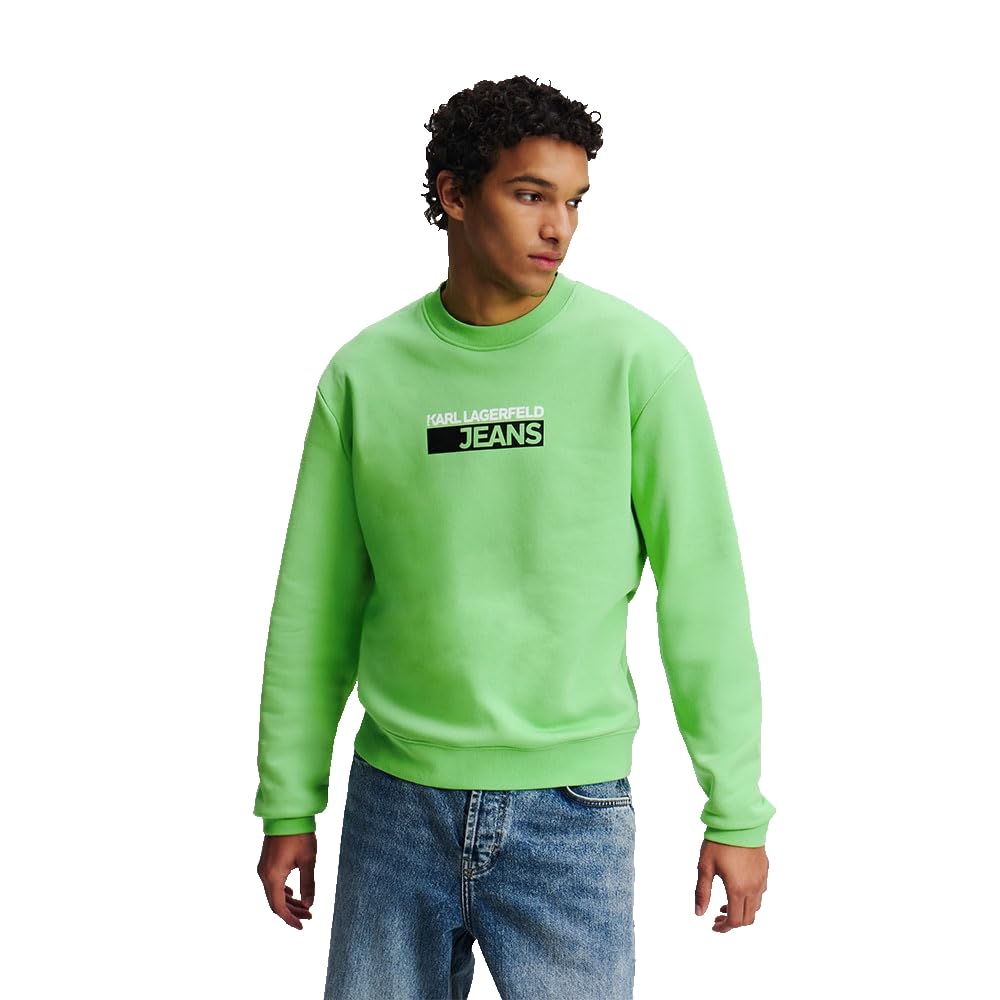 KARL LAGERFELD JEANS, Men's, Regular Logo Sweat, Regular Fit, Multicolor, XL