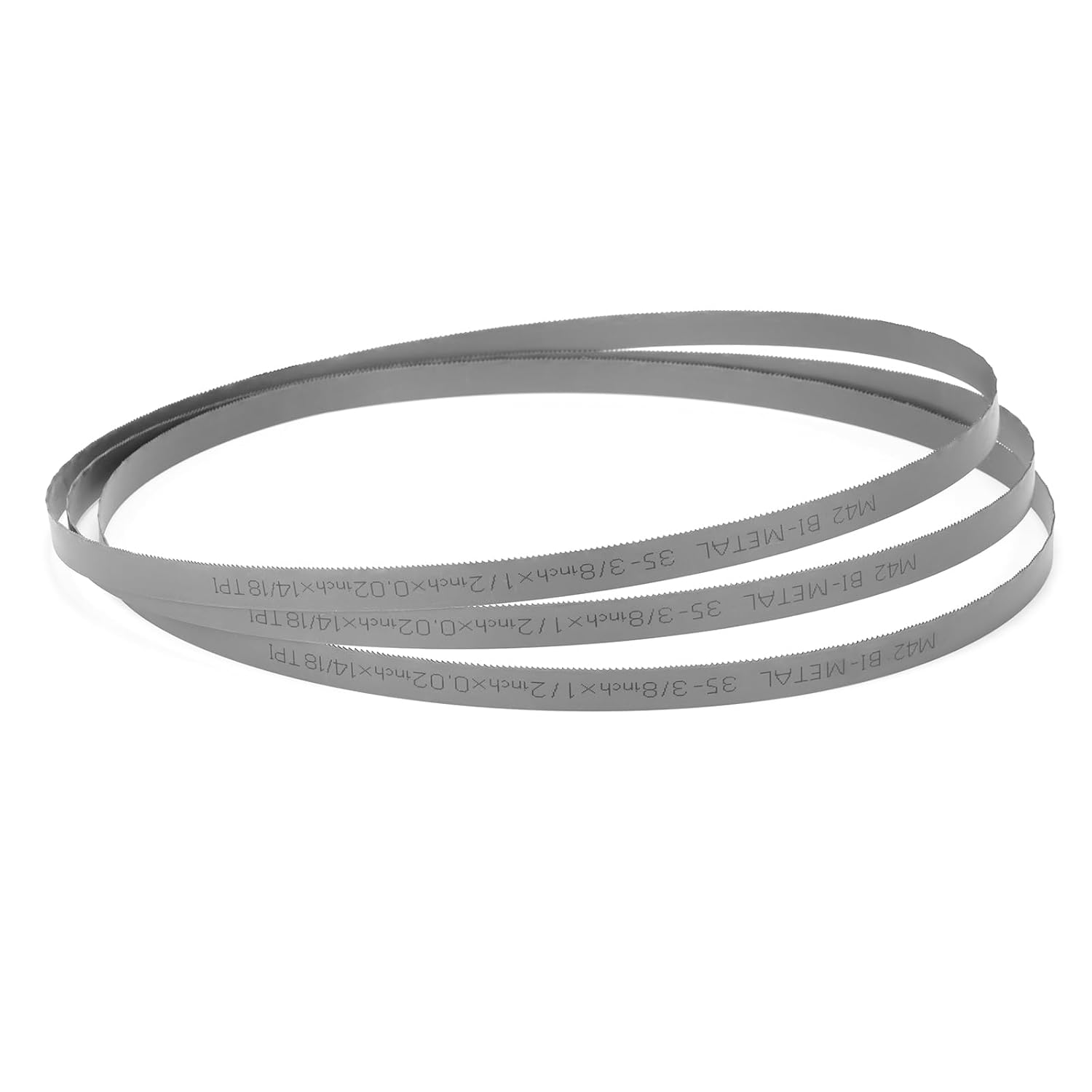 AIRTOON 35-3/8 Inch Bandsaw Blade 14/18 TPI, Compatible with for Milwaukee 2829-20 Portable Band Saw Blade, 35-3/8" x 1/2" x .020" 14/18 TPI, 3-Pack