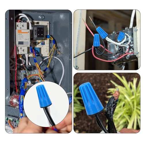 image for BOXOB 100pcs Waterproof Wire Electrical Connectors, 22AWG-8AWG Outdoor