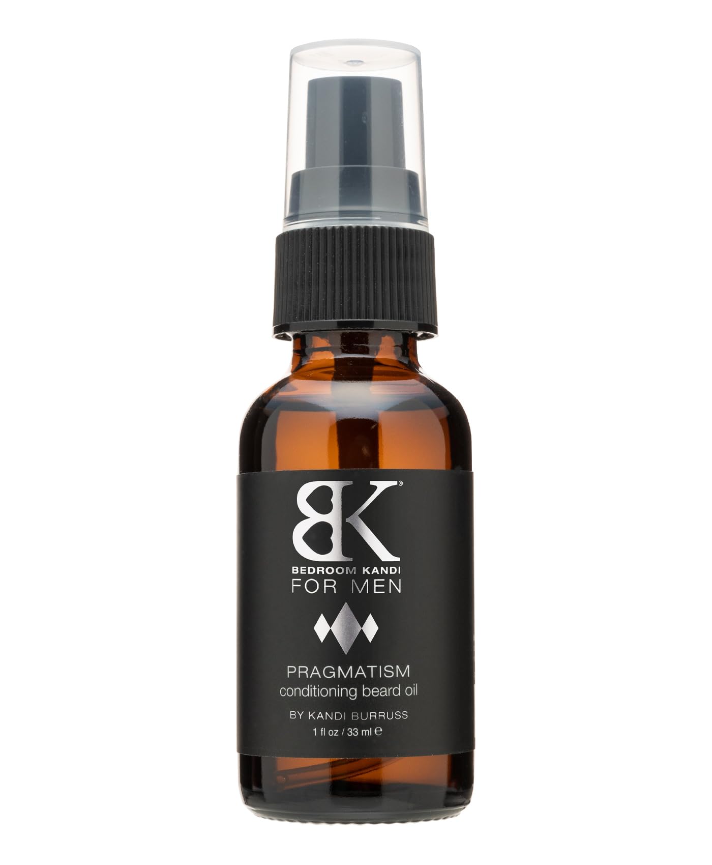Kandi Bedroom for Men Pragmatism Beard Oil 1 Fl Oz – Ultra-Nourishing Argan & Hemp Beard Conditioner – Soft, Smooth & Controlled Finish – Warm Patchouli & Sandalwood Beard Moisturizer Burruss