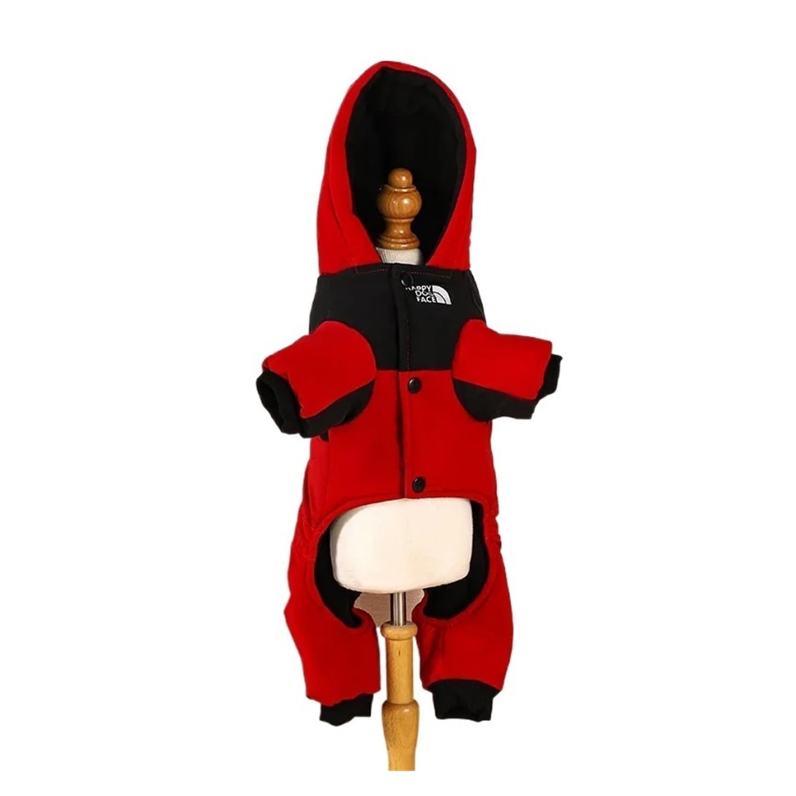 Vêtements d'hiver pour chiens rembourrés et imperméables avec capuche protectrice