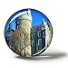 Hqiyaols Souvenir Canada Casa Loma Toronto Magneti Frigo Frigorifero Magnete Souvenir Collezionismo Viaggio Regalo Cristallo 1.9 Inches
