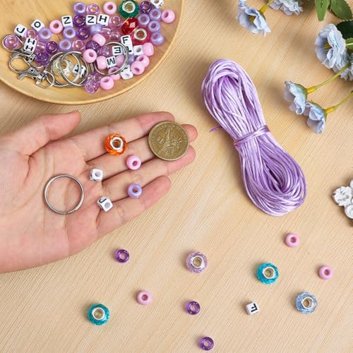 Kit de cuentas para llaveros DIY que soluciona la falta de accesorios 4
