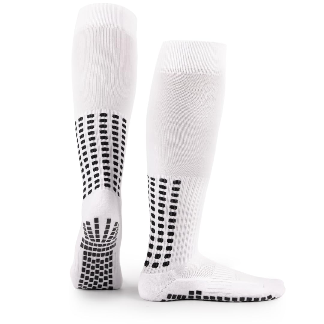 Knee-High Soccer Grip Socks