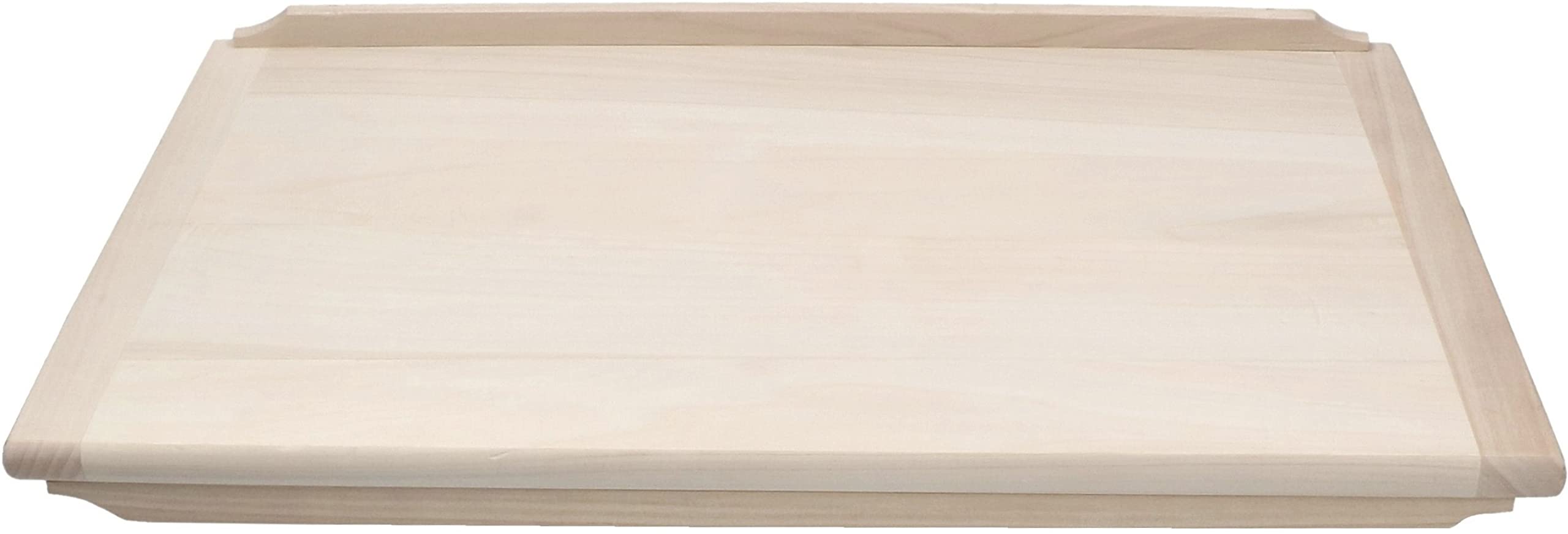 KOTARBAU® Tagliere grande in legno con battiscopa, 60 x 40 cm