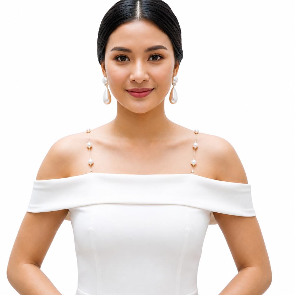 Sidkudil Elegant Pearl Bra Strap for Women – Adjustable, Invisible Clear Strap with Faux Pearl Beads – Non-Slip, Comfortab... - Review, Price and Buying Guide