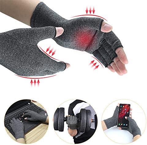 Fingerless Gloves For Women Men – Breathable Soft Half Finger Glove Spandex Blend Moisture Wicking for Sport