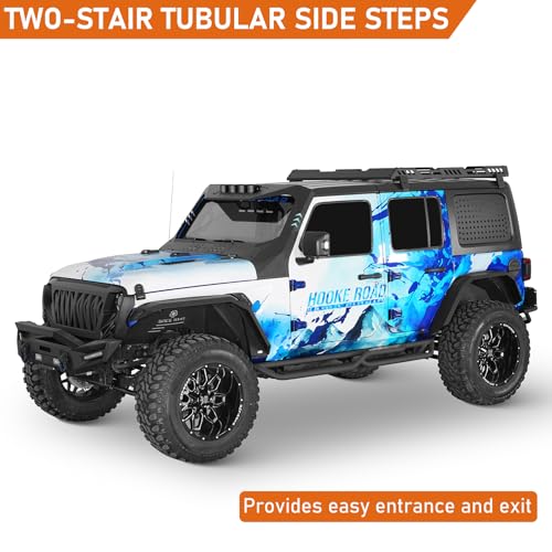 Estribos laterales para Jeep Wrangler JL 2018-2026 miniatura 2