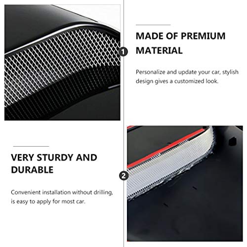 Wakauto Adesivo da Tampa Do Motor Do Carro Adesivo de Acabamento Do Capô da Saída de Ar Do Carro Ade