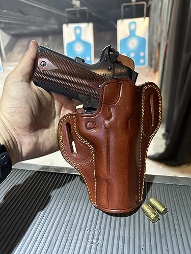 Aysesa Custom-Fit 1911 Leather Gun Holster For Concealed Carry - Stylish, Comfortable, And Secure #TOP1