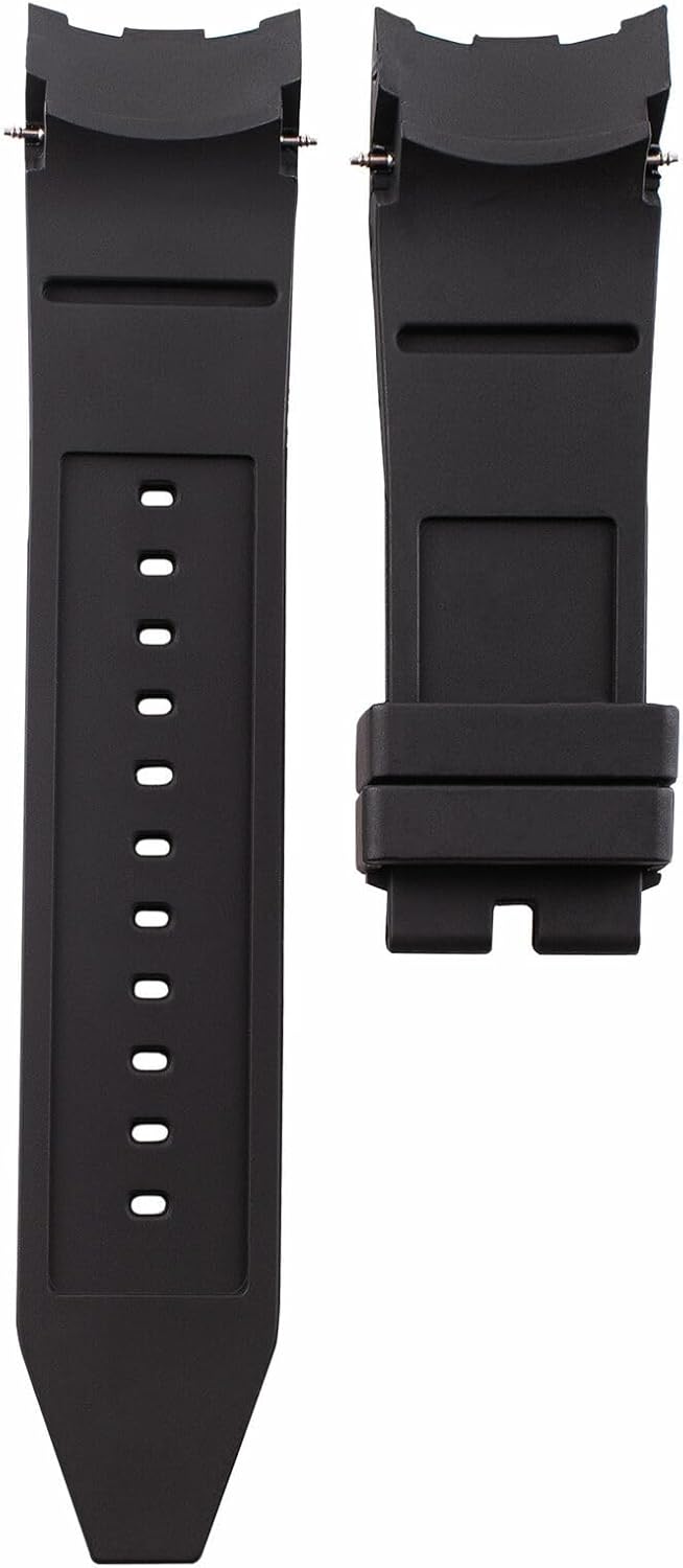 Ewatchparts 26mm Black Silicone Watch Band Strap Compatible With Invicta Pro Diver 6977 6978 6981