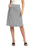 Stretchy and Comfy: Sleek and lightweight but doesn’t see through fabric for ultimate comfy and fresh wearing experience. The stretchy material doesn’t wrinkle is great for traveling Aline Midi Skirt: The over the knee length add to the comfort, as o...