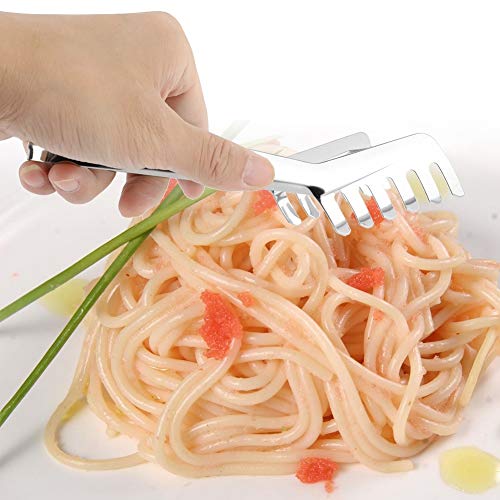 Solomi Dekaim Spaghetti Tongs, Spaghetti Tongs - Pasta Clip, Stainless Steel Spaghetti Tongs with Comb Shape for Cooking - Image 5
