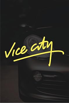 Araba Sticker GTA Vice City 20x10 cm Sar , qa789567926